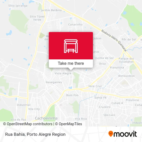 Rua Bahia map