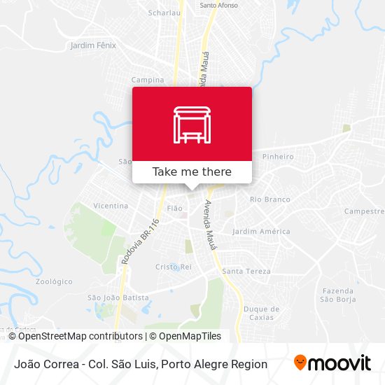 João Correa - Col. São Luis map