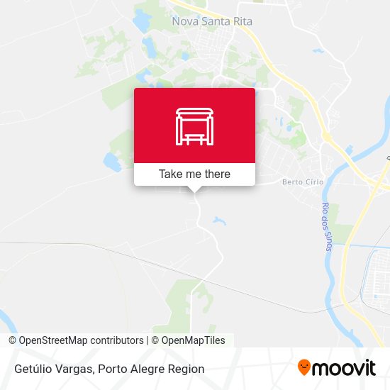 Getúlio Vargas map