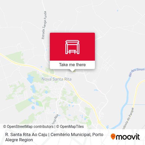 R. Santa Rita Ao Caju | Cemitério Municipal map
