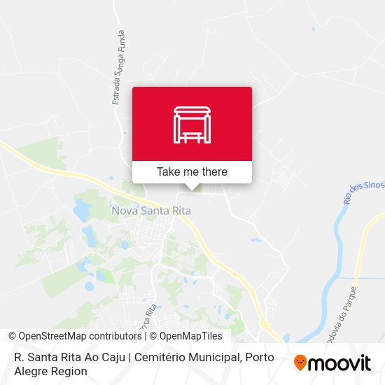 R. Santa Rita Ao Caju | Cemitério Municipal map