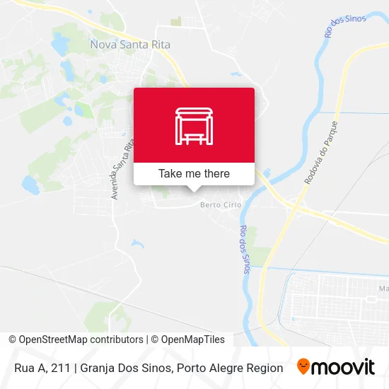 Rua A, 211 | Granja Dos Sinos map