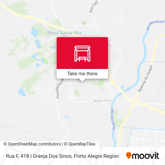 Rua F, 418 | Granja Dos Sinos map