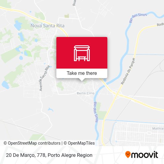 20 De Março, 778 map
