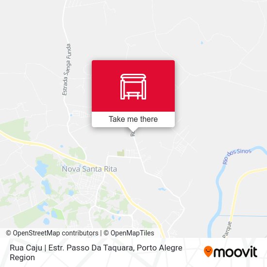 Rua Caju | Estr. Passo Da Taquara map
