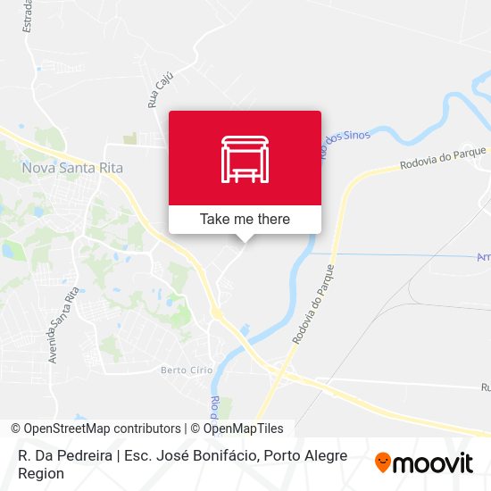 R. Da Pedreira | Esc. José Bonifácio map