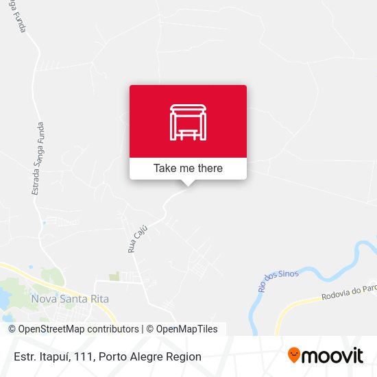 Estr. Itapuí, 111 map