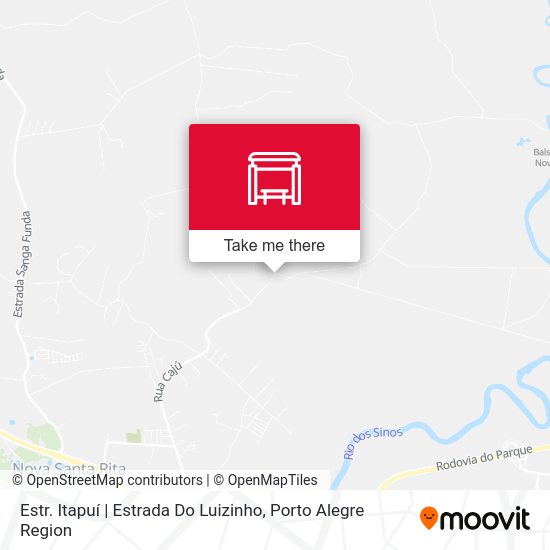Estr. Itapuí | Estrada Do Luizinho map
