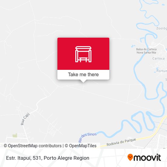 Estr. Itapuí, 531 map