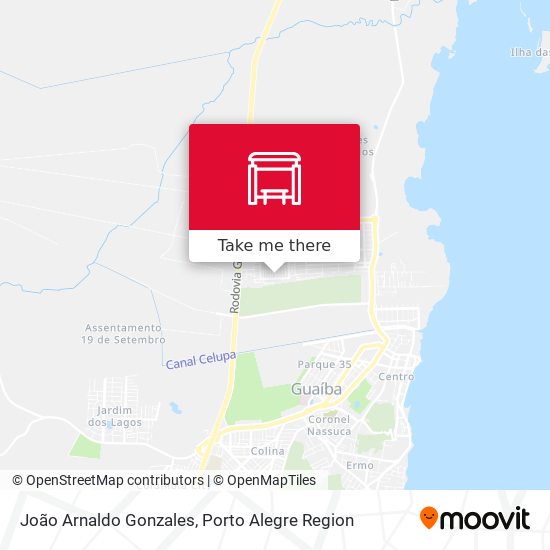 João Arnaldo Gonzales map