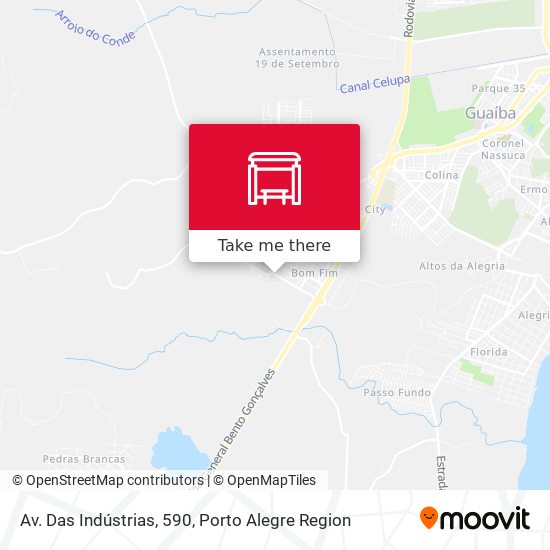 Av. Das Indústrias, 590 map