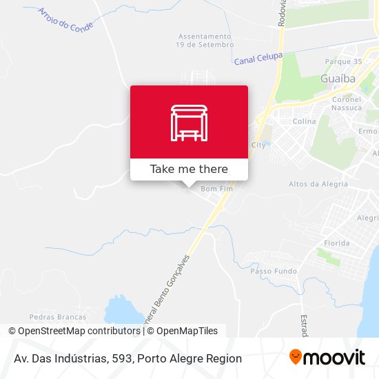 Av. Das Indústrias, 593 map