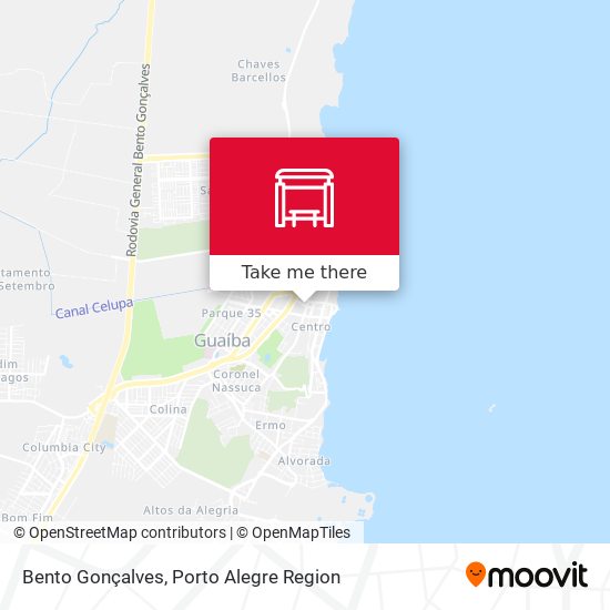 Bento Gonçalves map