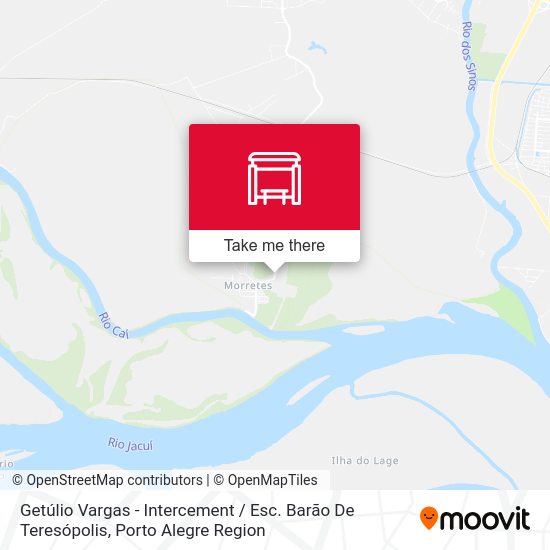 Getúlio Vargas - Intercement / Esc. Barão De Teresópolis map