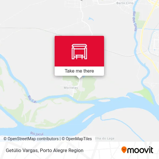 Getúlio Vargas map