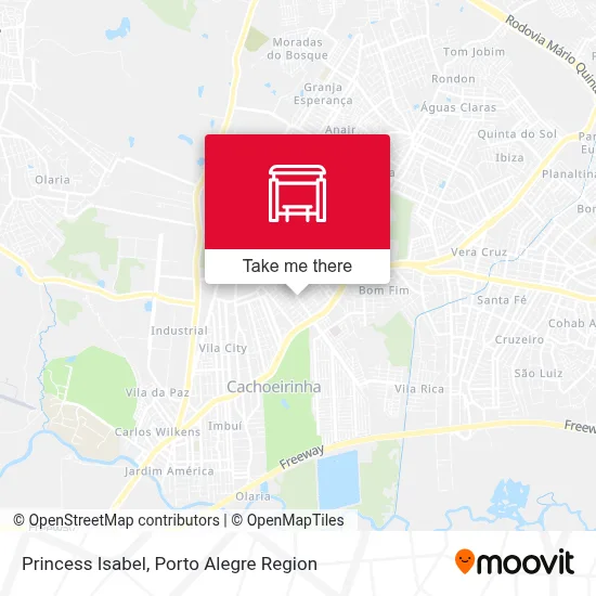 Princesa Isabel map