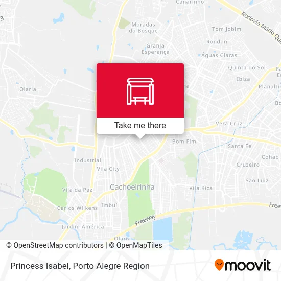 Princesa Isabel map