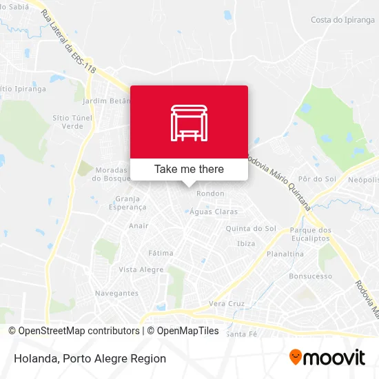 Holanda map