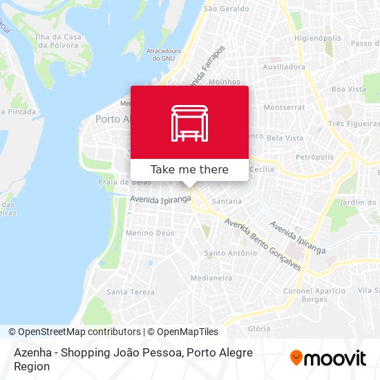 Mapa Azenha - Shopping João Pessoa