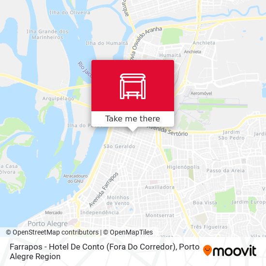 Farrapos - Hotel De Conto (Fora Do Corredor) map