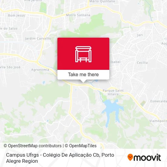 Campus Ufrgs - Colégio De Aplicação Cb map