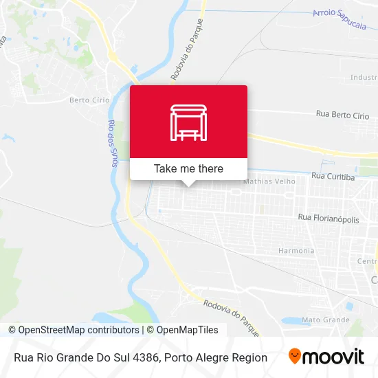 Rua Rio Grande Do Sul 4386 map