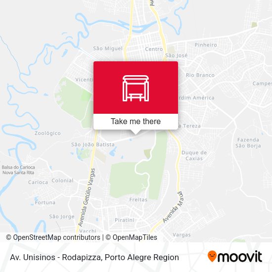 Av. Unisinos - Rodapizza map