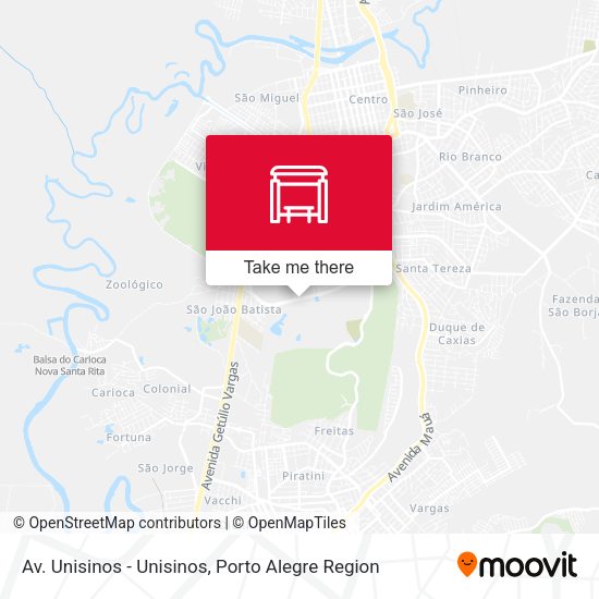 Av. Unisinos - Unisinos map