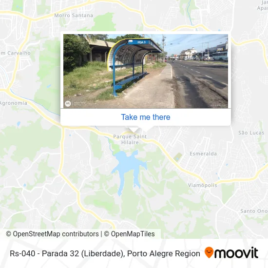 Rs-040 - Parada 32 (Liberdade) map