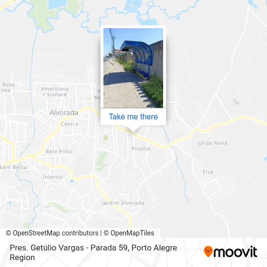 Pres. Getúlio Vargas - Parada 59 map