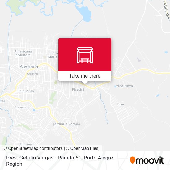 Pres. Getúlio Vargas - Parada 61 map