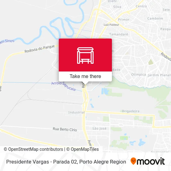 Presidente Vargas - Parada 02 map