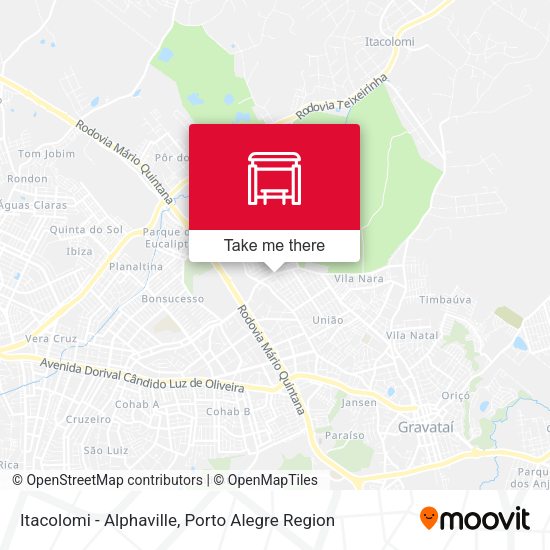 Itacolomi - Alphaville map
