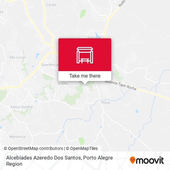 Alcebíades Azeredo Dos Santos map