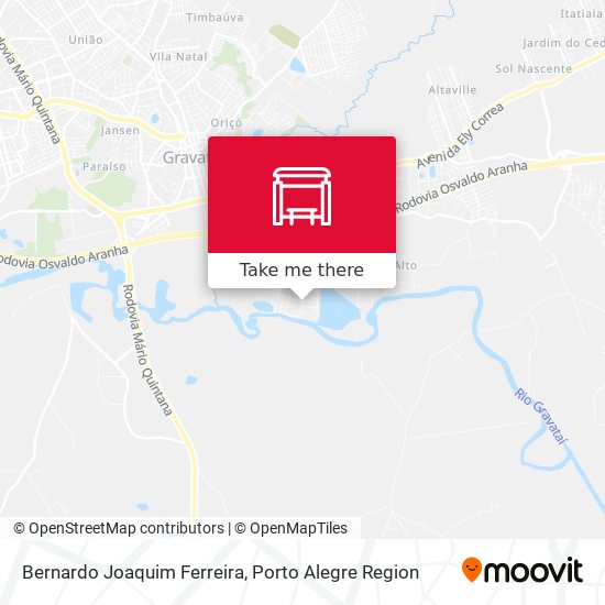 Bernardo Joaquim Ferreira map