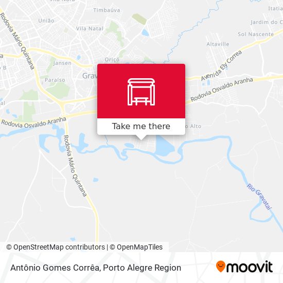 Antônio Gomes Corrêa map