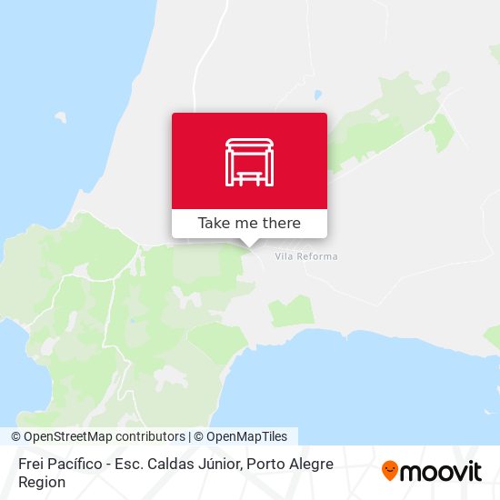 Frei Pacífico - Esc. Caldas Júnior map
