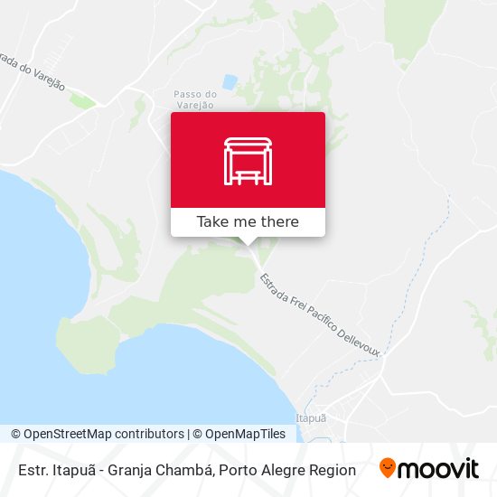 Estr. Itapuã - Granja Chambá map