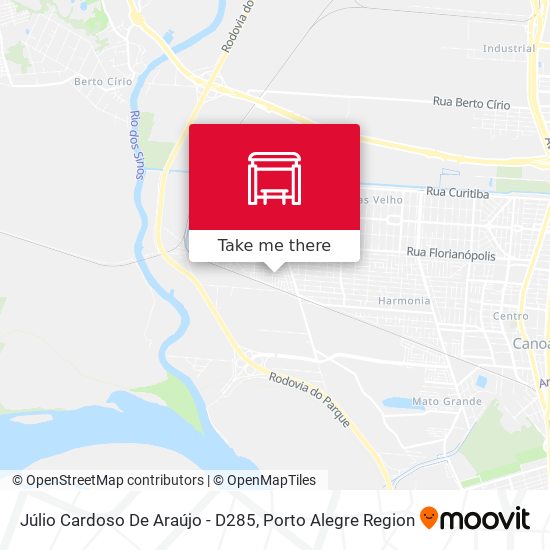 Júlio Cardoso De Araújo - D285 map