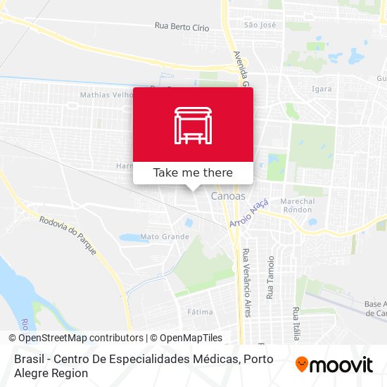 Brasil - Centro De Especialidades Médicas map