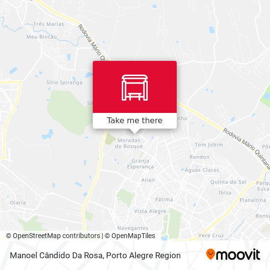 Manoel Cândido Da Rosa map