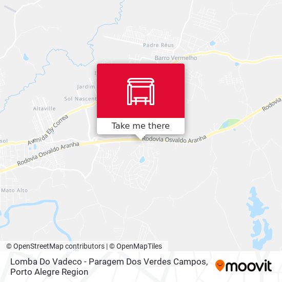 Lomba Do Vadeco - Paragem Dos Verdes Campos map