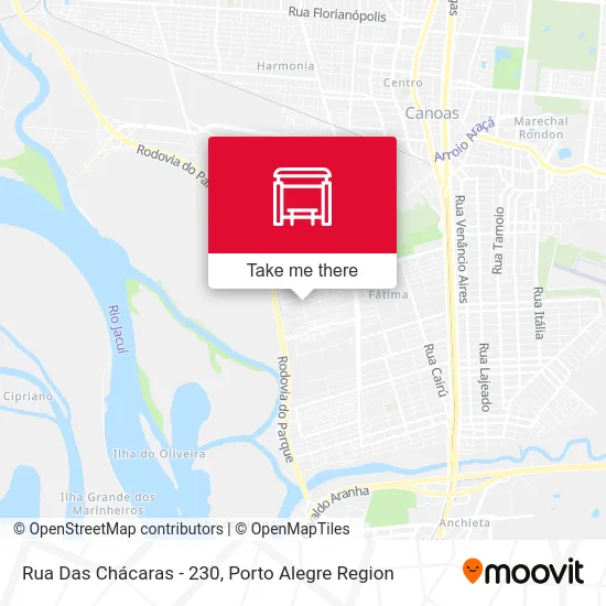 Rua Das Chácaras - 230 map