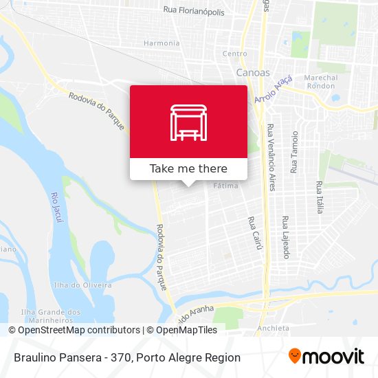 Braulino Pansera - 370 map