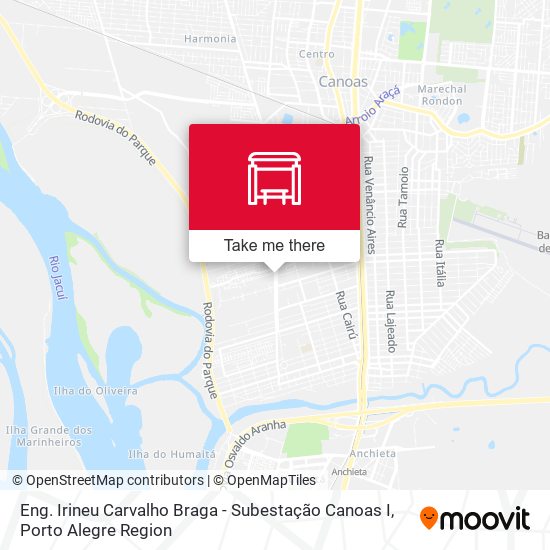 Eng. Irineu Carvalho Braga - Subestação Canoas I map