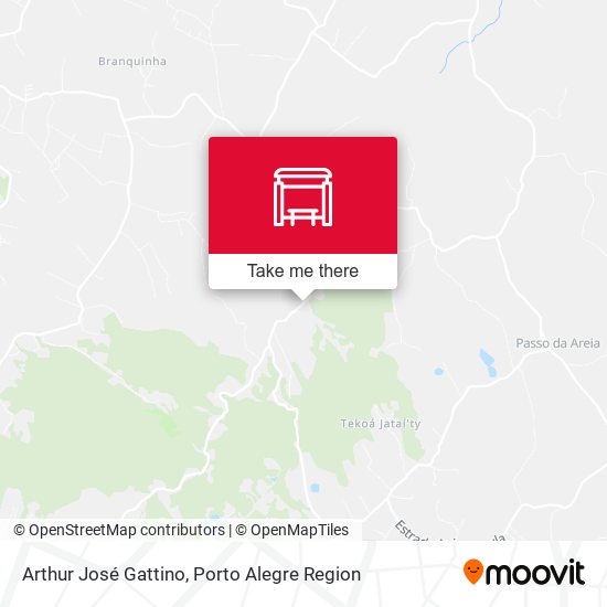 Arthur José Gattino map