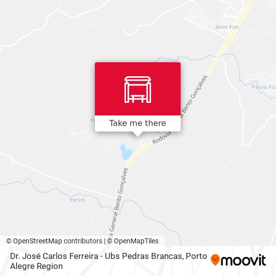 Dr. José Carlos Ferreira - Ubs Pedras Brancas map