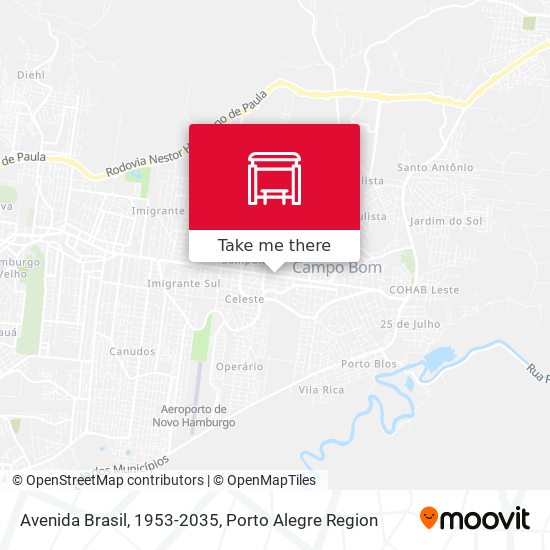 Avenida Brasil, 1953-2035 map