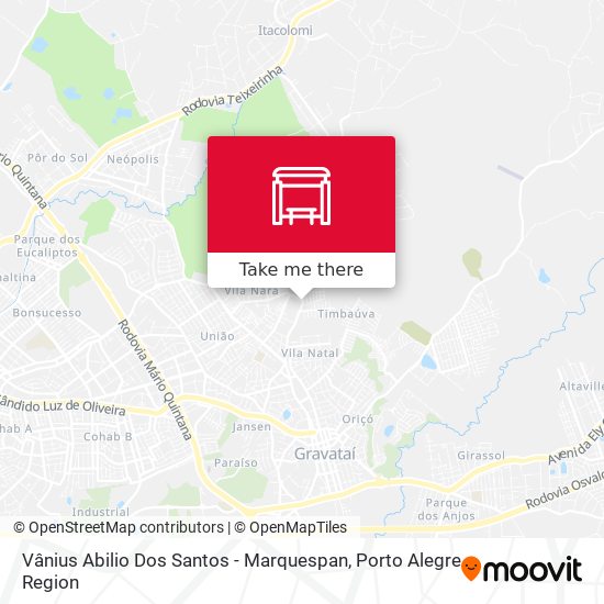 Vânius Abilio Dos Santos - Marquespan map