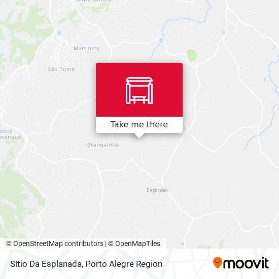 Sítio Da Esplanada map
